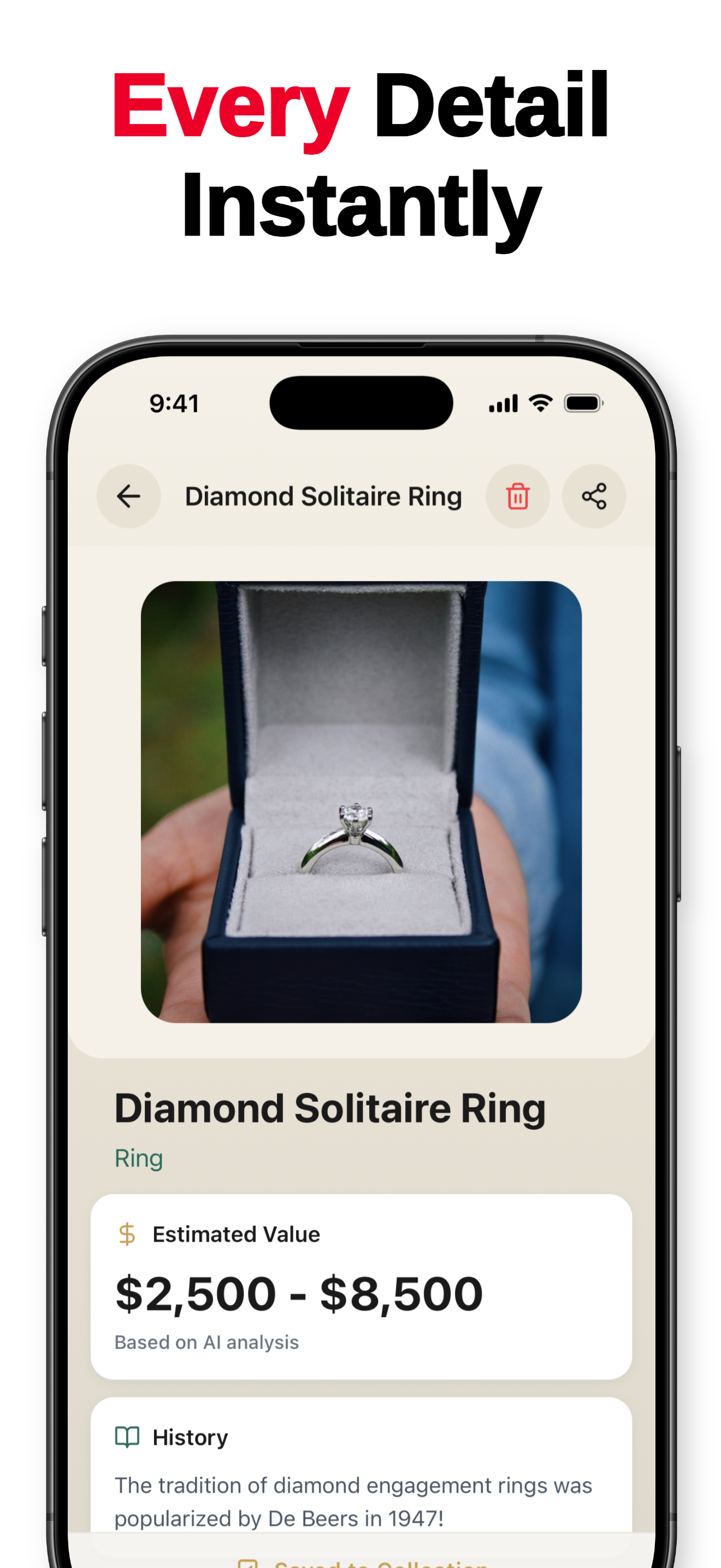 Jewelry Identifier app screenshot 4 of 6