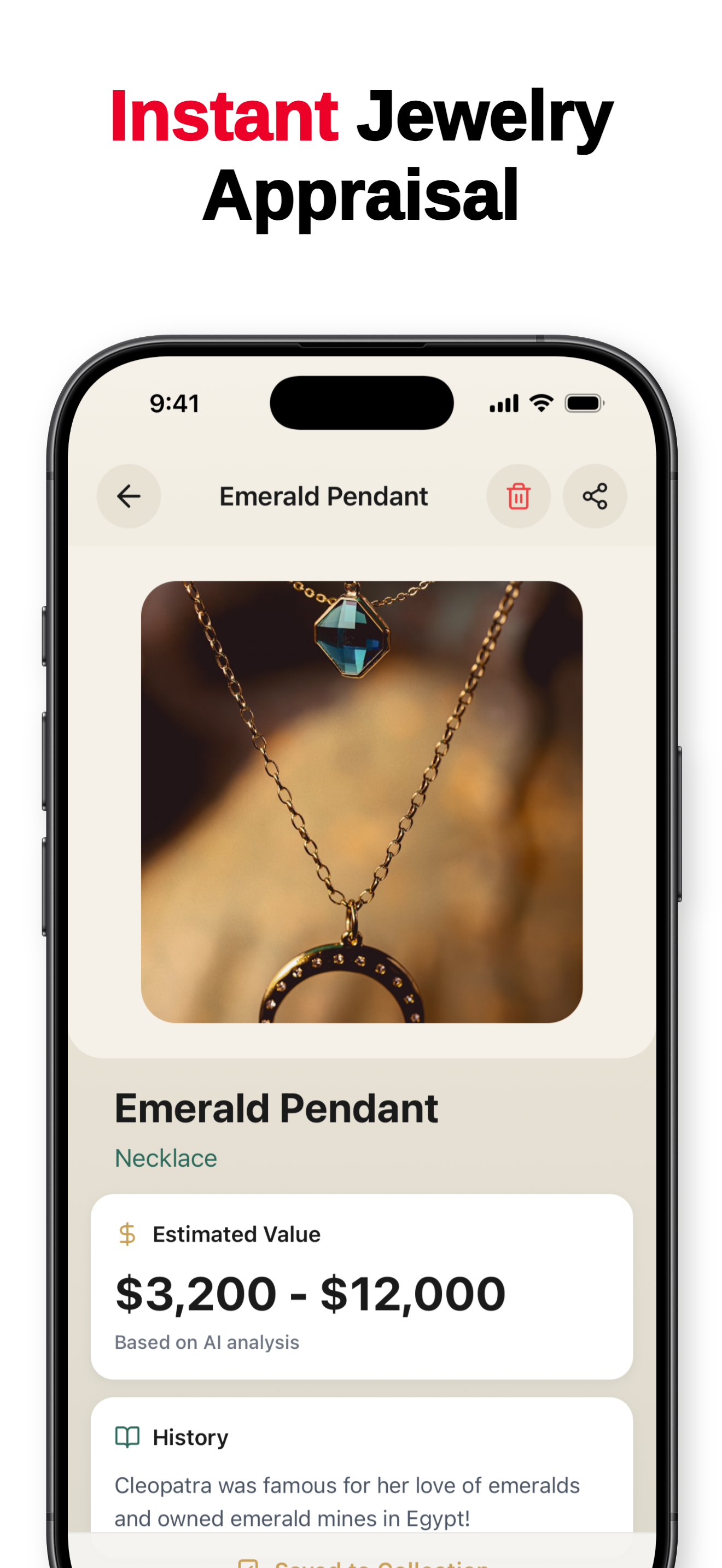 Jewelry Identifier app screenshot 6 of 6